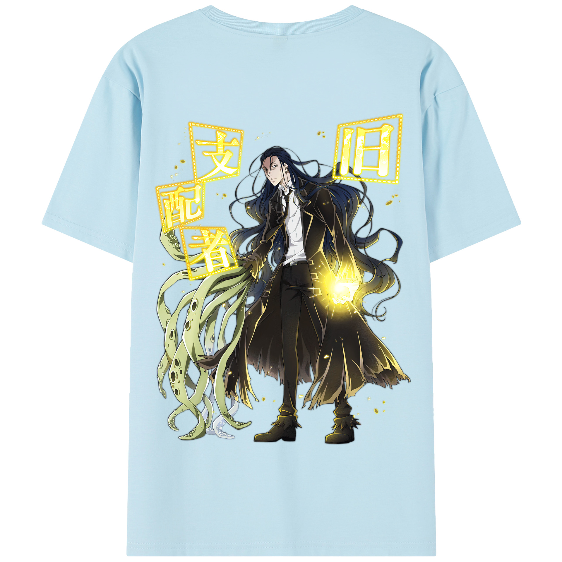 （画像用） 文豪ストレイドッグス Bungo Stray Dogs 綿100％半袖Tシャツ（背面プリント）